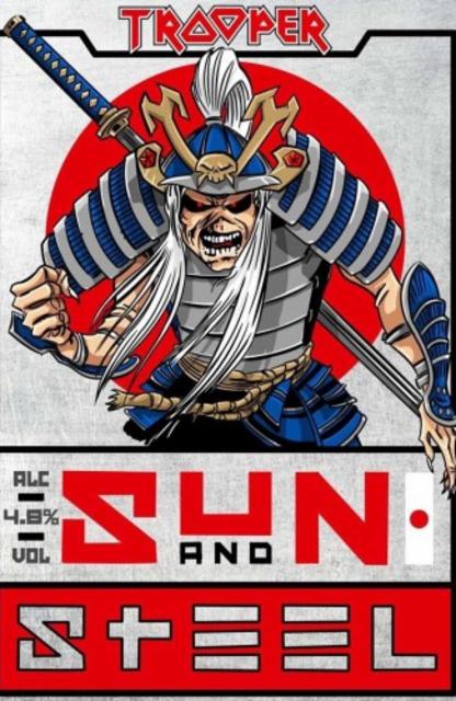 Trooper: Sun And Steel 4.8%, Robinsons Brewery, England