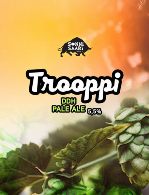 Trooppi DDH Pale Ale 5.5%, Sonnisaari Panimo, Finland