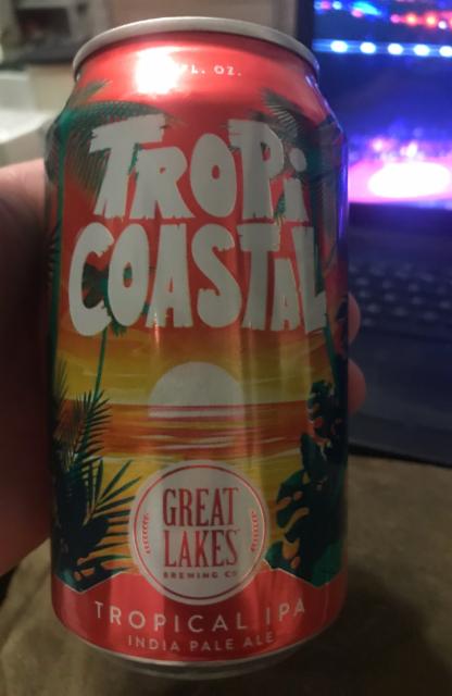 TropiCoastal Tropical IPA 6.0%, Great Lakes Brewing Company, United States
