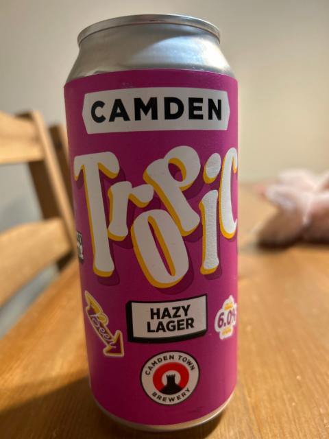 Tropic Hazy Lager 6.0%, Camden Town Brewery (AB InBev), England