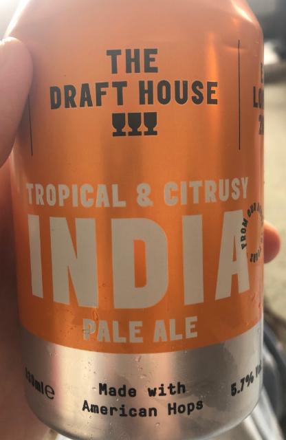 Tropical and Citrusy 5.7%, The Draft House, England