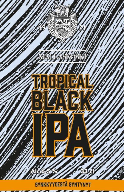Tropical Black IPA 6.5%, Mallaskosken Panimo, Finland