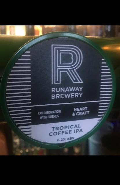 Tropical Coffee IPA 6.2%, The Runaway Brewery, England