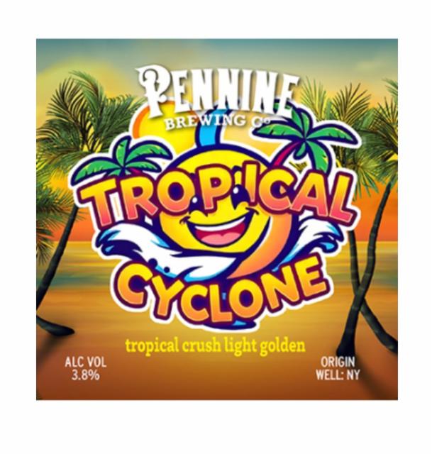 Tropical Cyclone 3.8%, Pennine Brewing Co., England