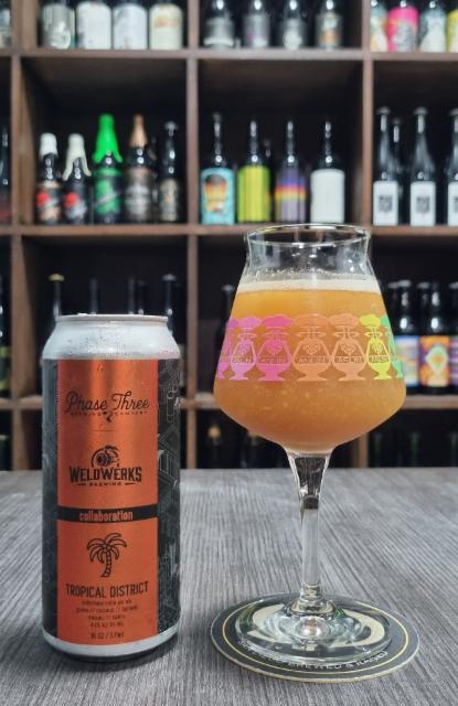 tropical district 8.2%, Phase Three Brewing, United States