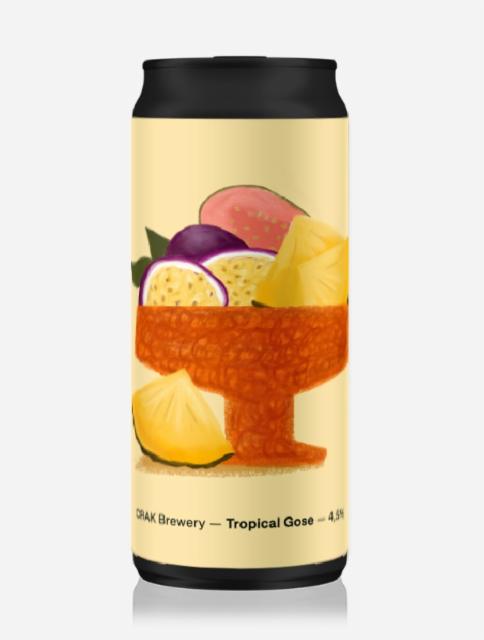 Tropical gose 4.5%, Crak Brewery, Italy