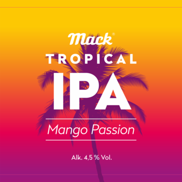 Tropical IPA Mango Passion 4.5%, Macks Ølbryggeri, Norway