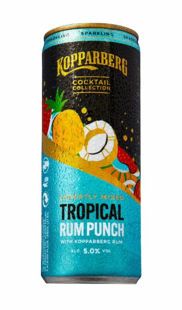 Tropical Rum Punch 5.0%, Kopparbergs Bryggeri, Sweden