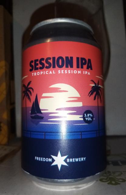 Tropical session ipa 3.8%, Freedom Brewery, England