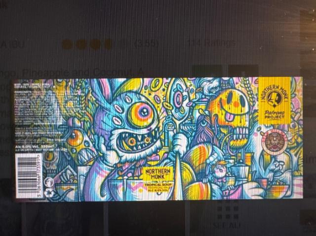 Tropical Soup // Drew Millward // Tropical IPA 6.0%, Northern Monk Brew Co., England