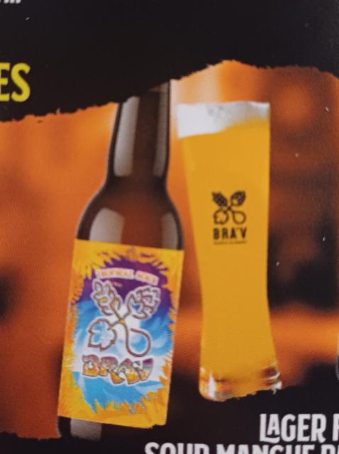 Bra'V Tropical Sour 4.8%, La Brasserie Du Vignoble (Bra'V), France