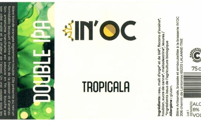 Tropicala 8.0%, In'Oc, France