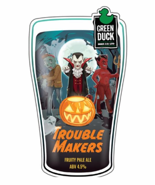 Trouble Makers 4.5%, Green Duck Beer Co., England