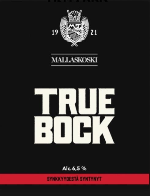 True Bock 6.5%, Mallaskosken Panimo, Finland