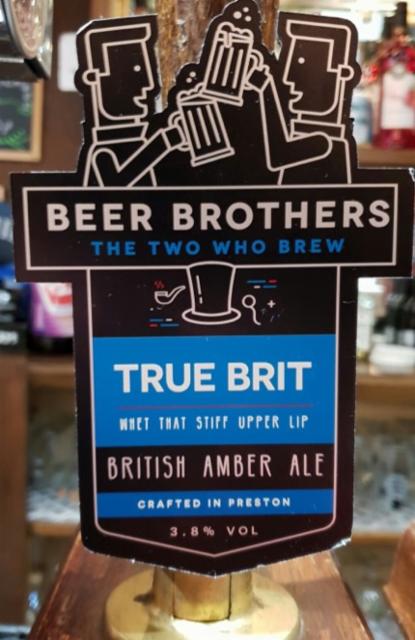 True Brit 3.8%, Beer Brothers LTD, England