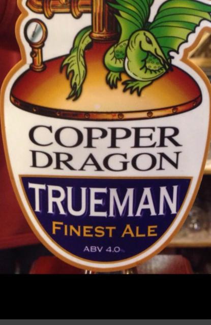 Trueman 4.0%, Copper Dragon Brewery, England