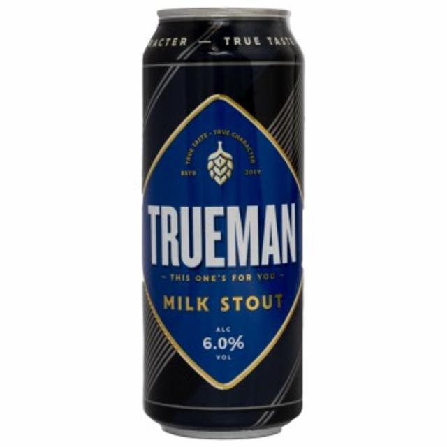 trueman milk stout 6.0%, Cape Brewing Company, South Africa