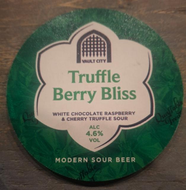truffle berry bliss 4.6%, Vault City Brewing, Scotland