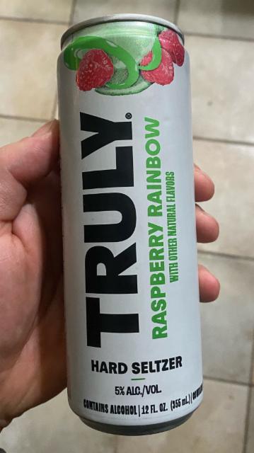 Raspberry Rainbow 5.0%, Truly Hard Seltzer (The Boston Beer Company), United States