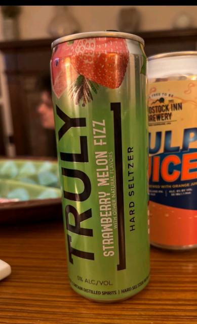 Truly Strawberry Melon Fizz 5.0%, Topo Chico Hard Seltzer (Coca-Cola), United States