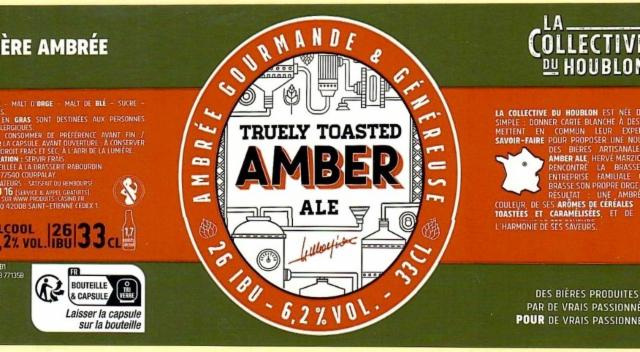 Truly Toasted Amber Ale 6.8%, La Collective Du Houblon (Casino), France