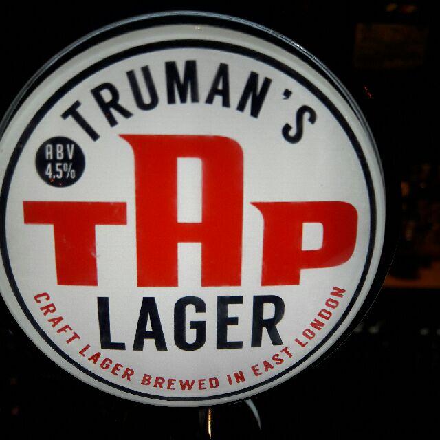 Tap Lager 4.5%, Truman's, England