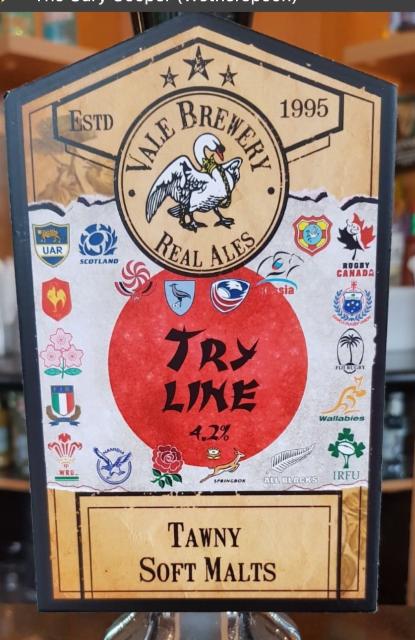 Try Line 4.2%, Vale Brewery, England