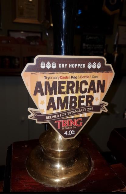 Tryanuary American Amber 4.0%, Tring Brewery, England