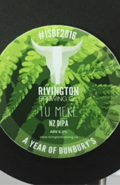 Tu Meke 8.6%, Rivington Brewing Co., England
