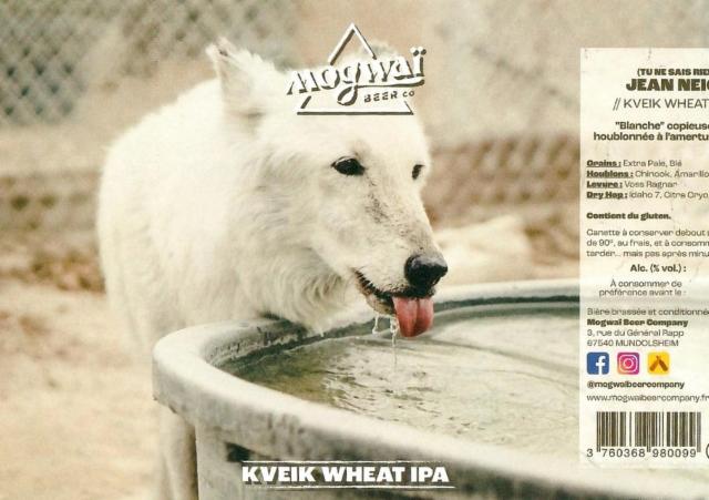 (Tu Ne Sais Rien) Jean Neige 5.8%, Mogwaï Beer Company, France