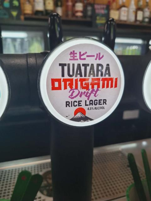 Tuatara origami drift rice lager 4.3%, Tuatara Brewery (Heineken), New Zealand