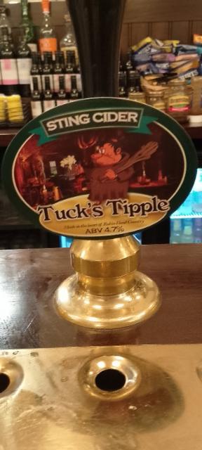 tucks tipple 4.7%, Sting Cider, England