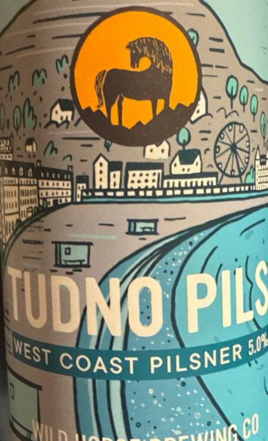 Tudno Pils 5.0%, Wild Horse Brewing, Wales