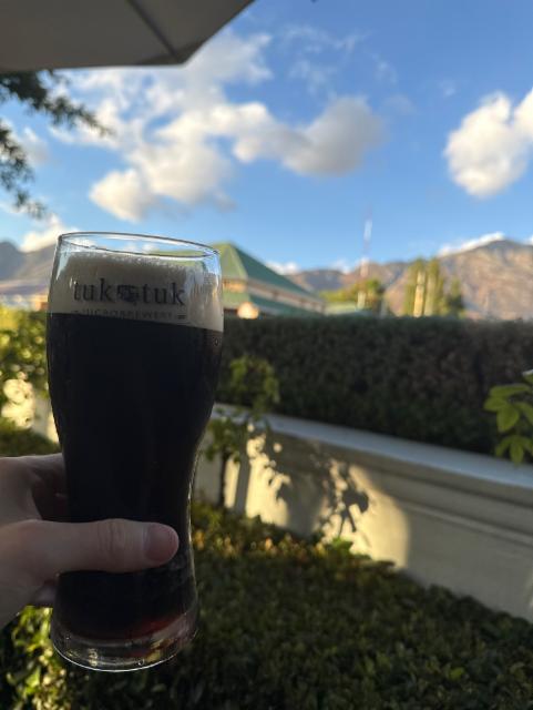 Tuk tuk Irish stout 5.8%, Tuk Tuk Microbrewery, South Africa