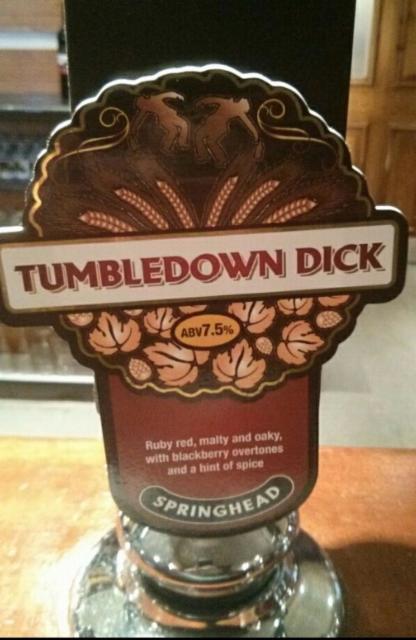 Tumbledown Dick 7.5%, Springhead Fine Ales, England