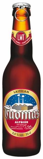 Tuomas Altbier 5.0%, Laitilan Wirvoitusjuomatehdas, Finland