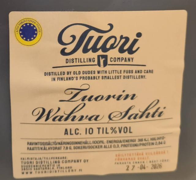 Tuorin Wahva Sahti 10.0%, Tuori Distilling Company Oy, Finland