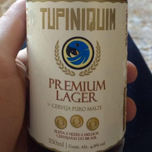 Tupiniquim Premium Lager 4.8%, Cervejaria Tupiniquim, Brazil