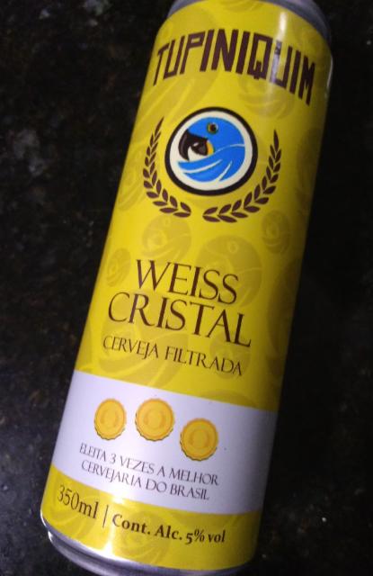 Tupiniquim Weiss Cristal 5.0%, Cervejaria Tupiniquim, Brazil