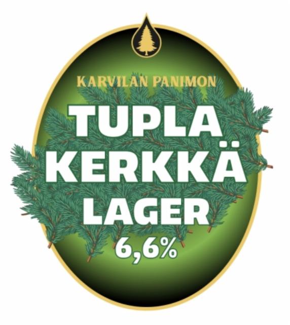 Tupla Kerkkä Lager 6.6%, Karvilan Panimo, Finland