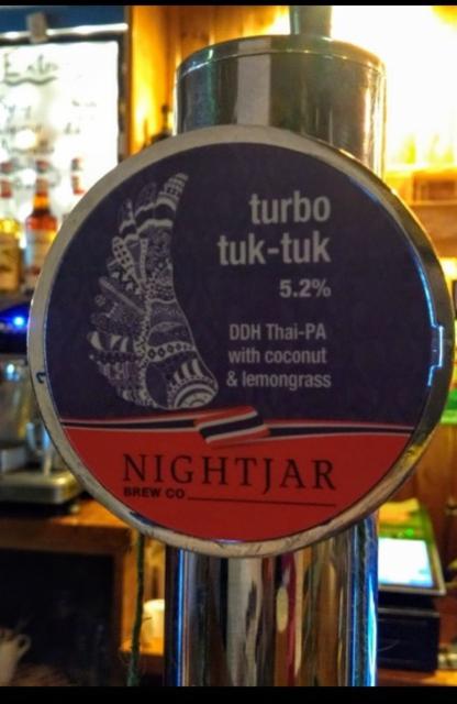 Turbo Tuk Tuk 5.2%, Nightjar Brew, England