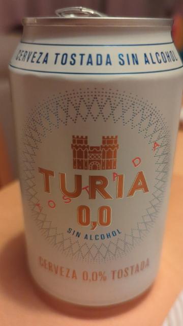 Turia tostada 0,0 0.0%, Cervecera del Turia, Spain