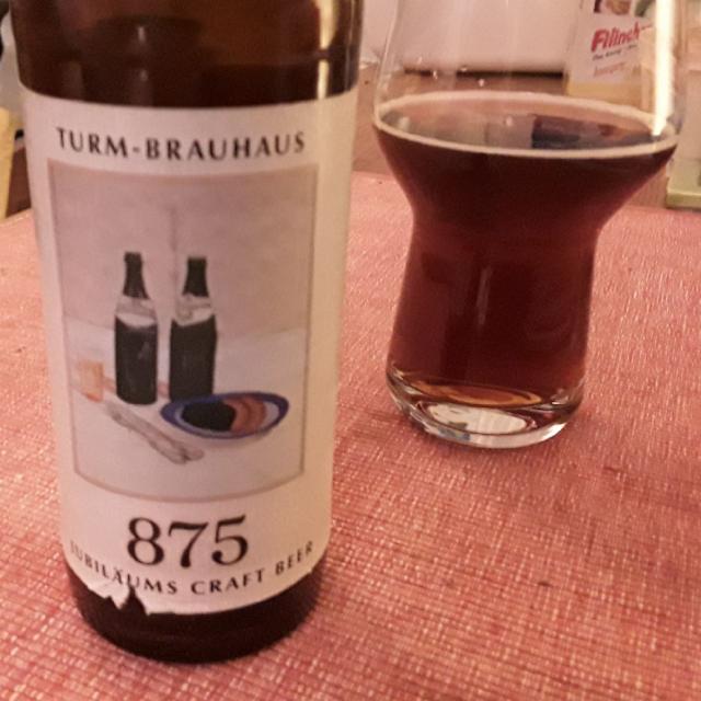 Turm-Brauhaus 875 Jubiläums Craft Bier 5.2%, Andre Donath eK mit Brauhaus Hartmannsdorf, Germany
