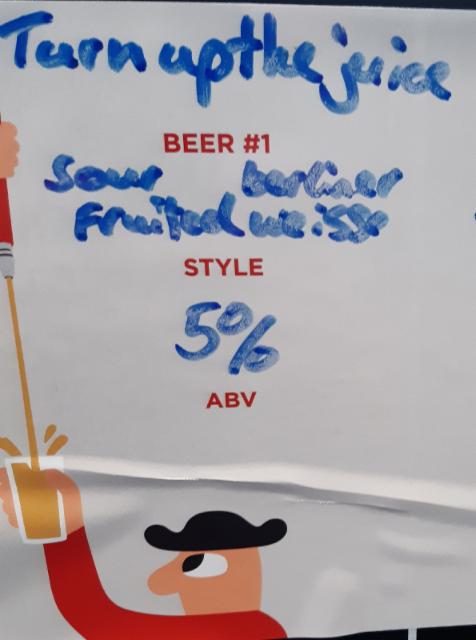 turn up the juice 5.0%, 18th Street Brewery, United States