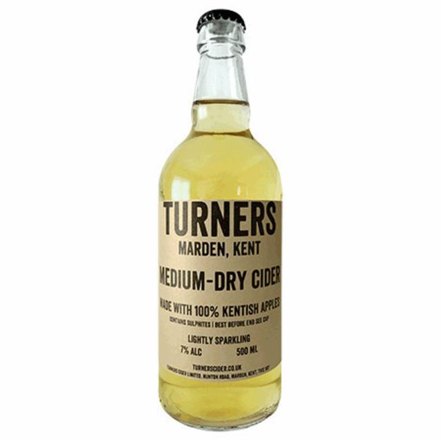 Turners Medium-Dry Cider 7.0%, Turners Cider, England