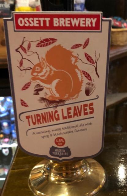 Turning Leaves 4.5%, Ossett Brewery, England