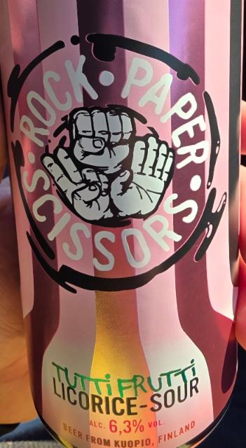 Tutti Frutti Licorice-Sour 6.3%, RPS Brewing, Finland
