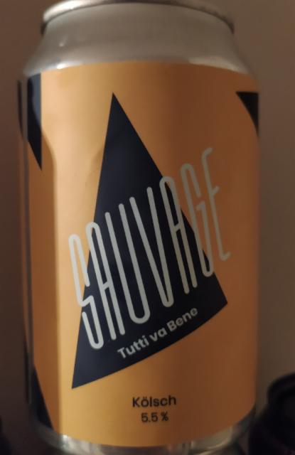 Tutti Va Bene 5.5%, Brasserie Sauvage, France