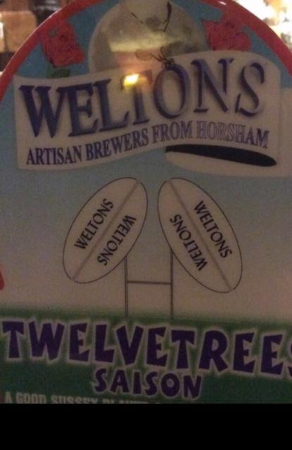 Twelvetrees Saison 6.5%, Weltons Brewery Ltd, England