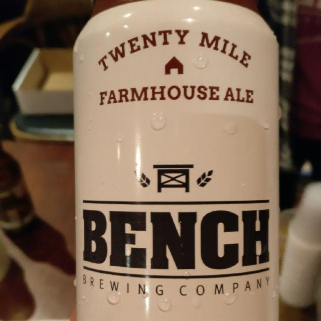 Twenty Mile Farmhouse Ale 5.3%, Bench Brewing Company, Canada